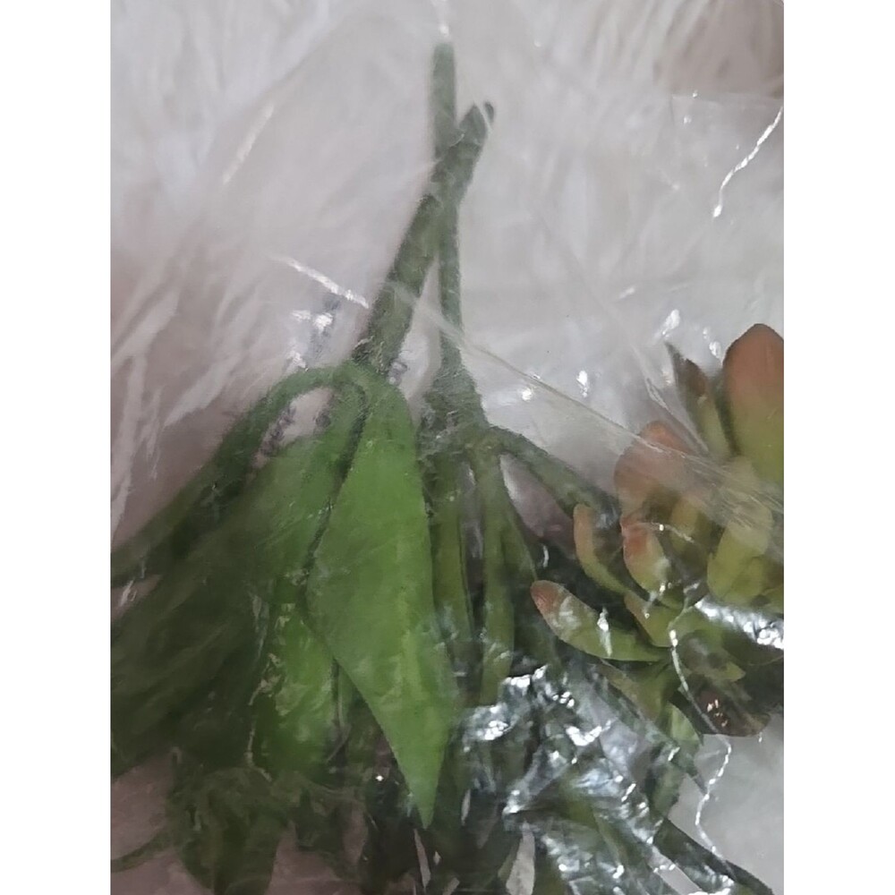 Faux Floral Mini Wreth And Pack Stem Plant Pick Green White Reds Pink Colorful - Picture 13 of 15